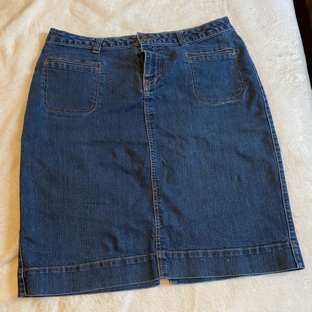 Classic Jean Skirt